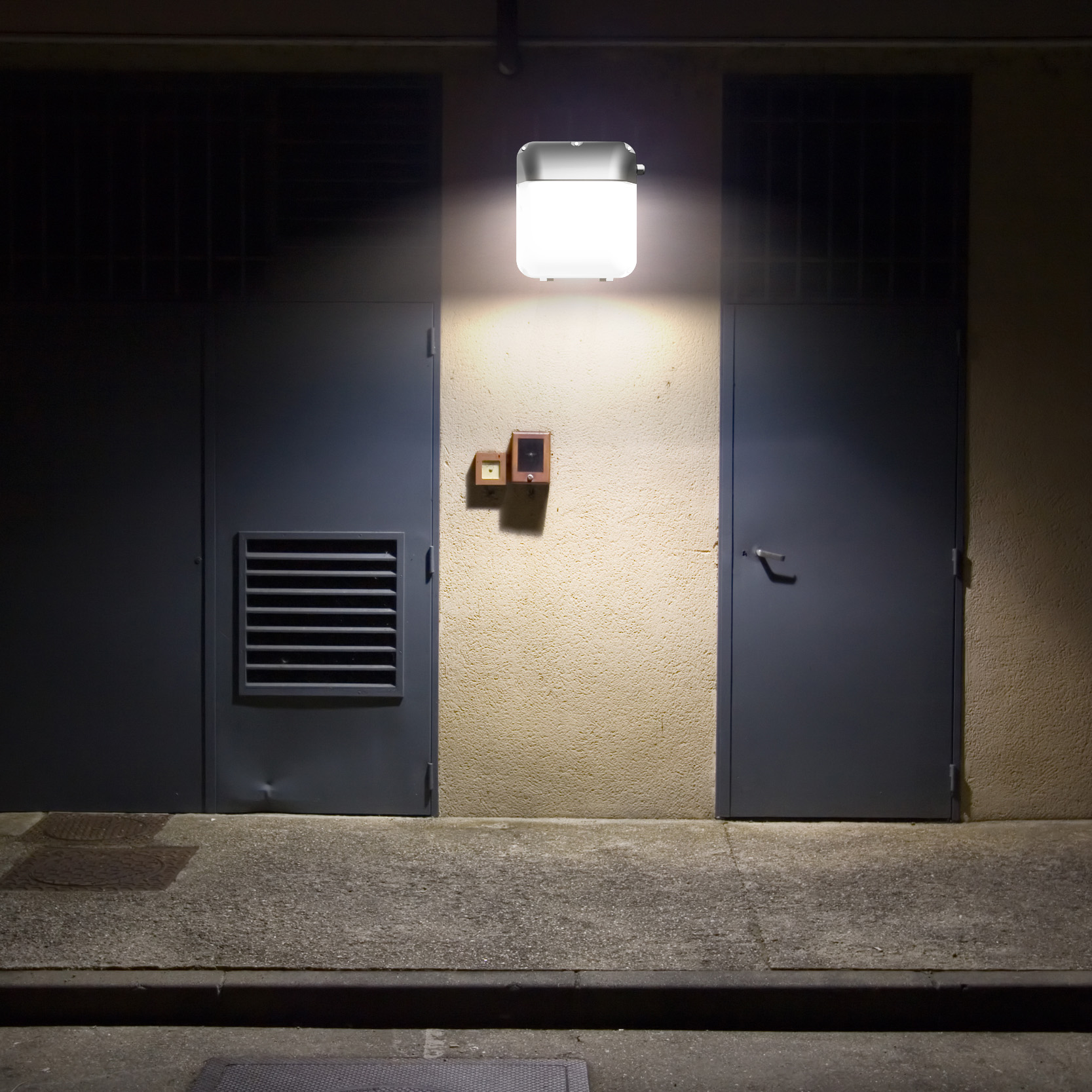 front door wall light