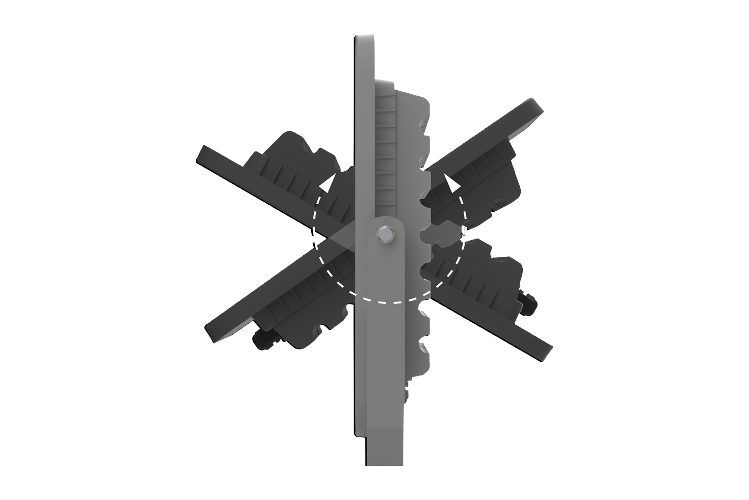 white outdoor flood lights