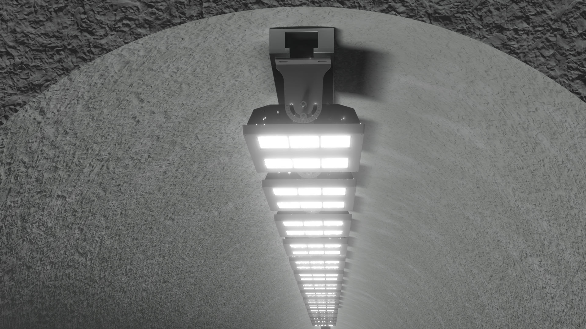 on top tunnel light