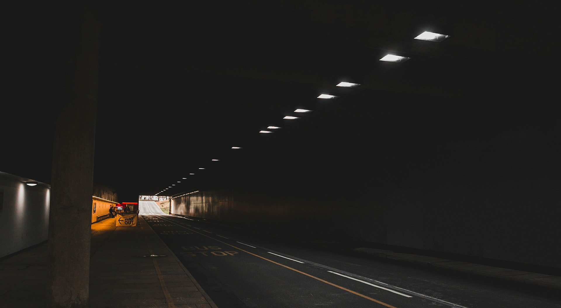 ceiling light tunnels