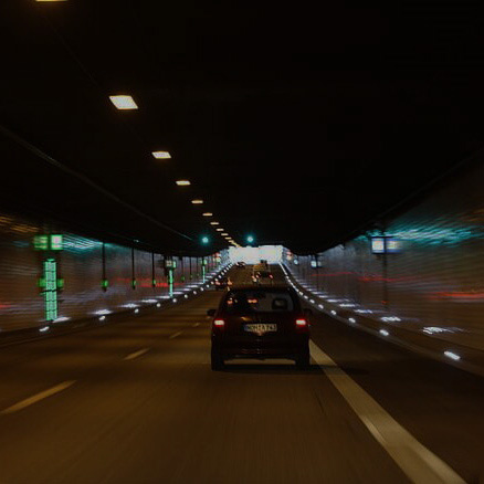 ceiling mounted tunnel lamp
