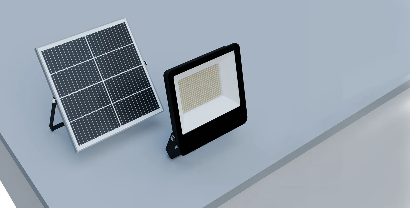 battery powered flood light