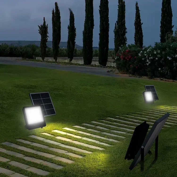 solar landscape flood lights