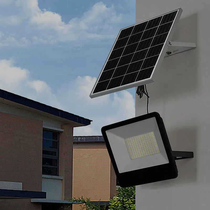 solar security flood light