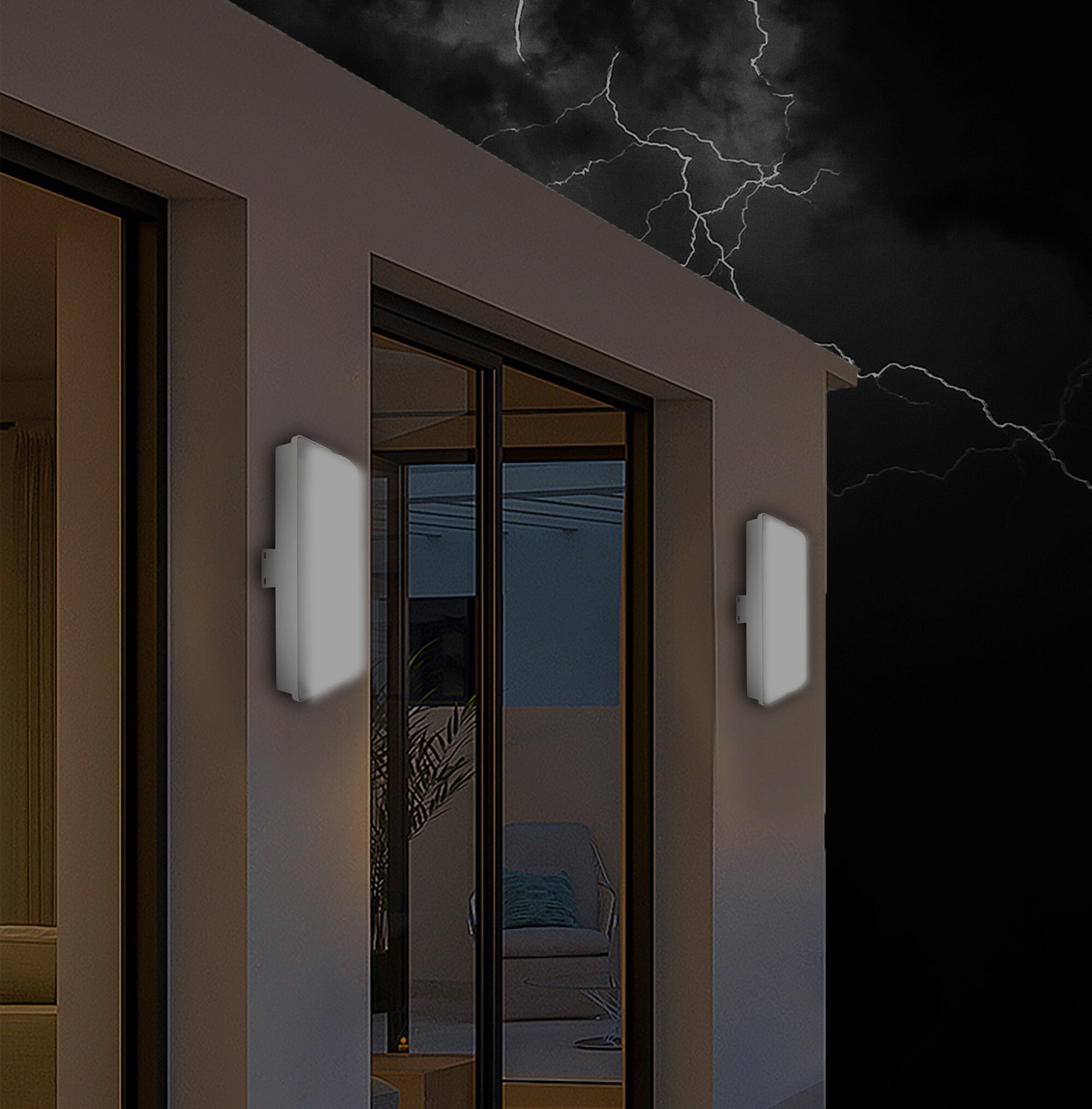 front door lamp wall