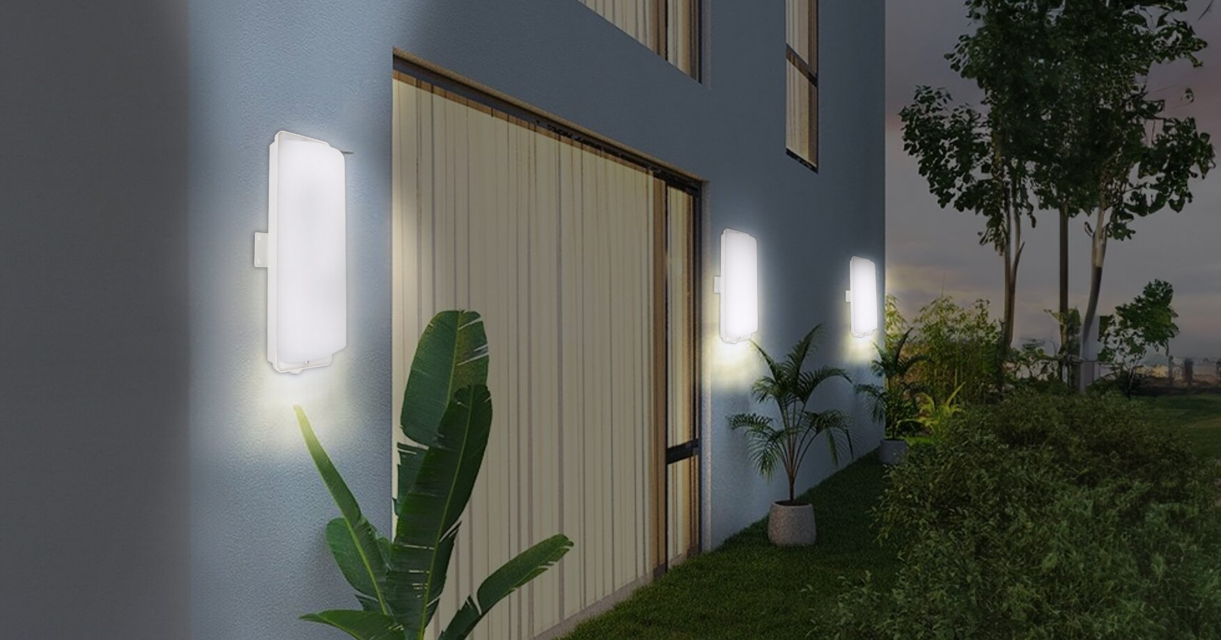 outdoor wall mounted led lights