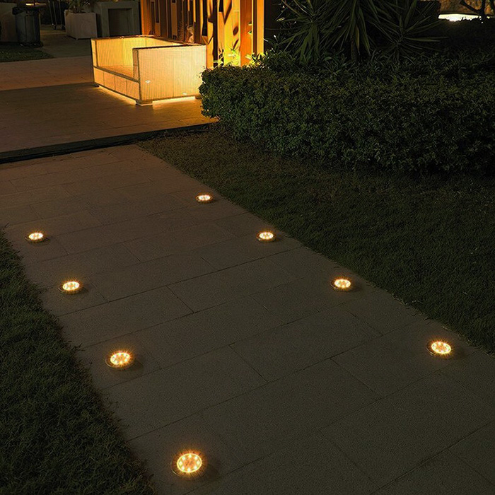 in ground walkway lights
