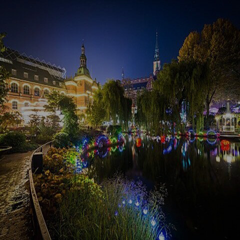 landscape spot lights