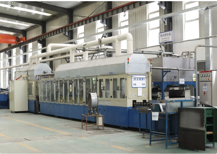 FULLY AUTOMATIC HIGH FREQUENCY INDUCTION QUENCHINGTRIPLE DRAWING BENCH FROM KOREA